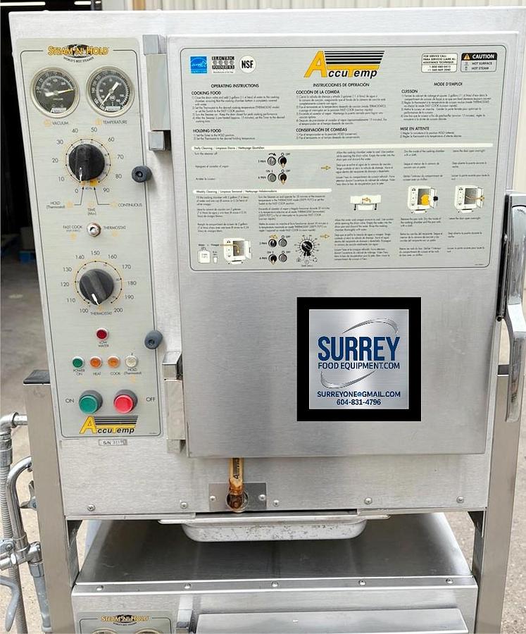 Used AccuTemp Doublestack (6) Pan Convection Steamer