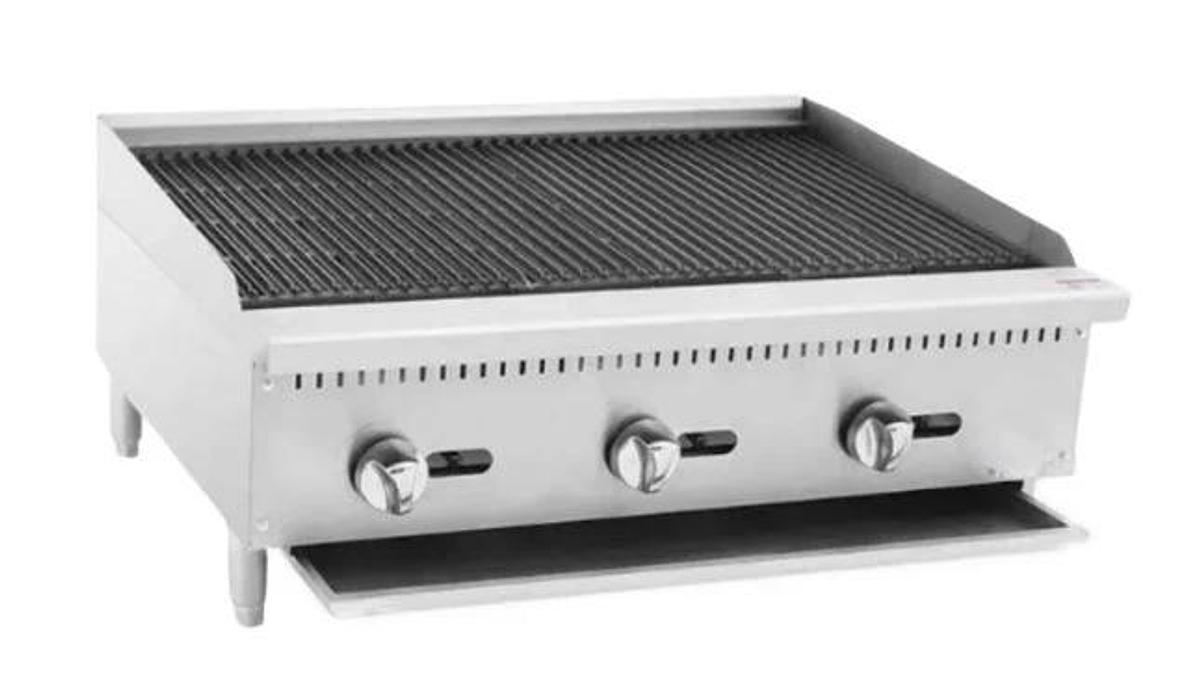 Used Bishop ATRC-36 Countertop Gas Charbroiler - WARRANTY