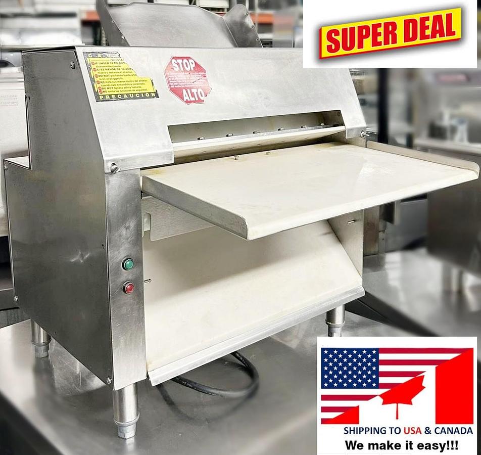 Used omerset CDR-2000 20" Countertop Two Stage Dough Sheeter with Front Operation