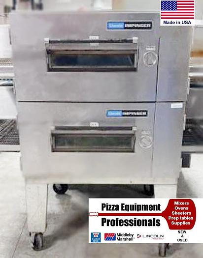 Refurbished Lincoln Impinger 1600-000-U-K1901 Conveyor Ovens- Double stacked