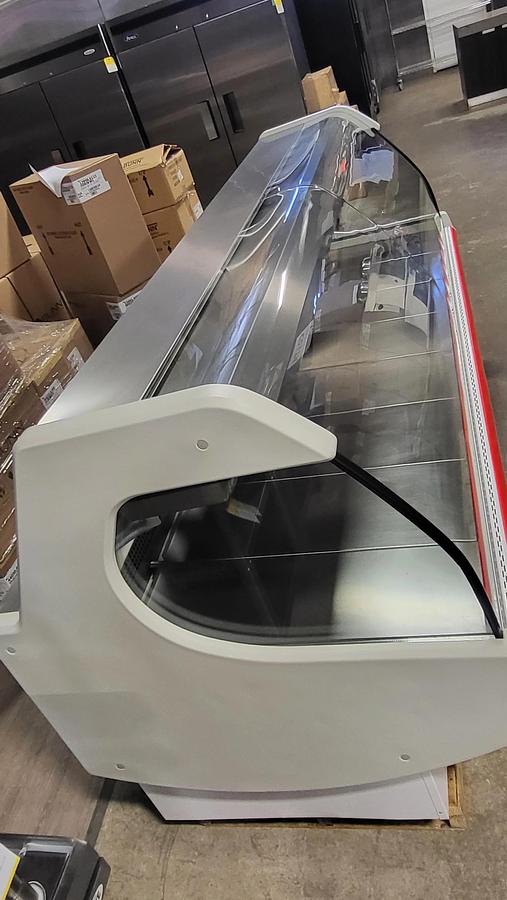 Used Igloo RSCD8 Refrigerated Deli/Meat/Cheese/Salad Case with sliding back door -warranty