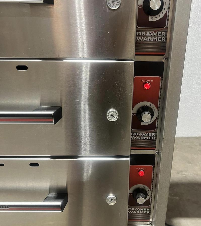 Used Wittco 3 Drawer Commercial Food Warmer – Stainless Steel – Tested New Thermosts