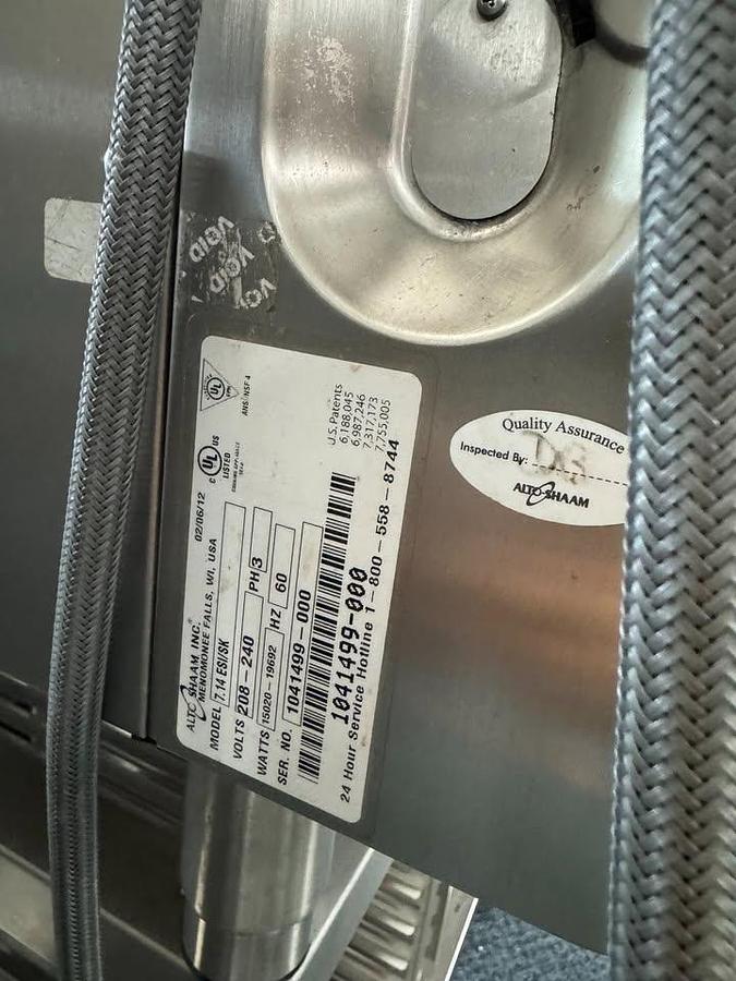 Used Alto Shaam electric combi oven with mobile stand