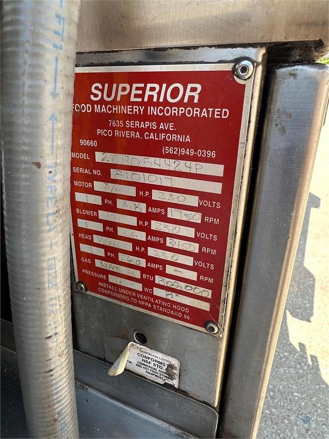 Used Superior gas Corn & Flour Tortilla Line