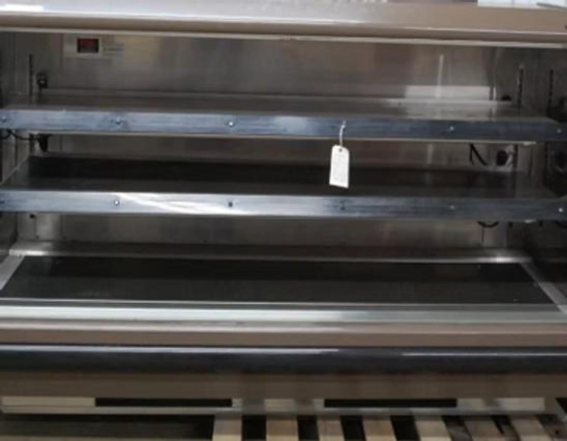 Used Hussmann 74 Inch Self Serve Hot Food Deli Warmer -warranty