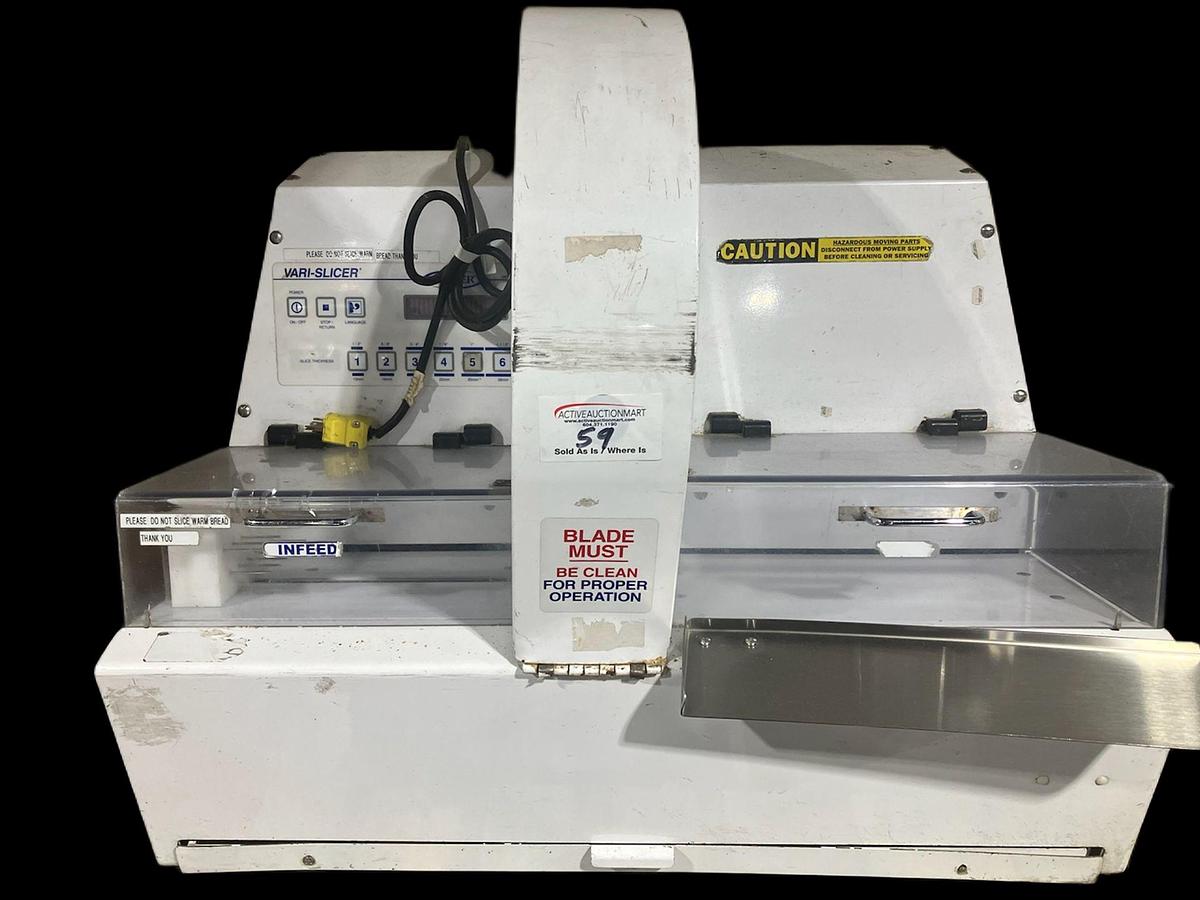 Used Oliver Vari Slicer, Heavy Bread Slicer