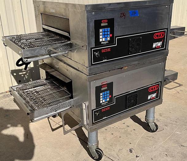 Refurbished 2018 CTX conveyor oven - Double stacked