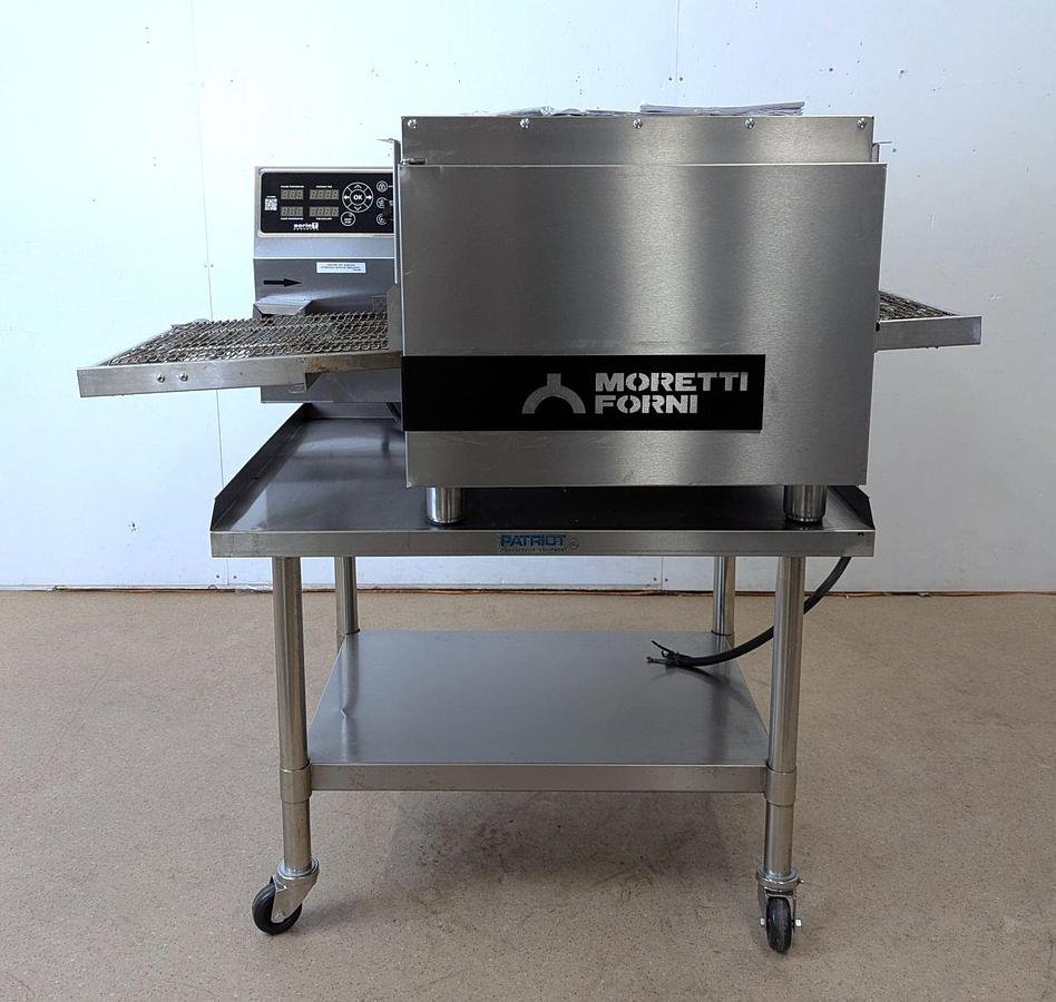 Used Moretti-Forni-T64EULV-Electric-Conveyor-Pizza-Oven-W-Stand