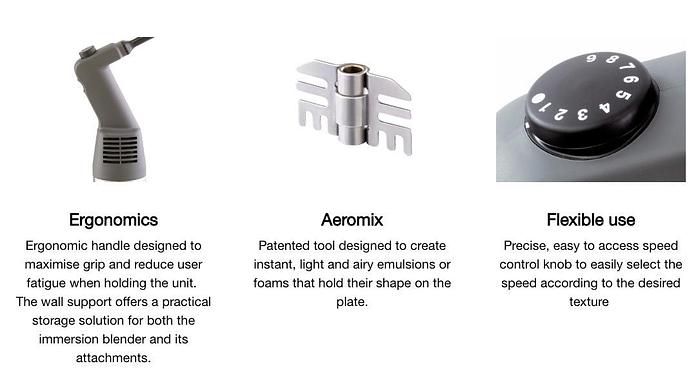 Robot Coupe - Mini Power 8" Variable Speed Immersion Blender - MMP190VV