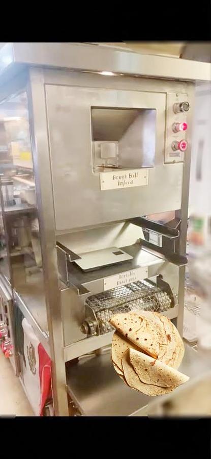 Used Lawrence equipment Microcombo ll tortilla machine - SEE VIDEO