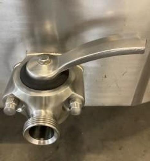 Refurbished Cherry Burrell 200 Gallon Stainless Tank & Stand Processing EPT Jacketed