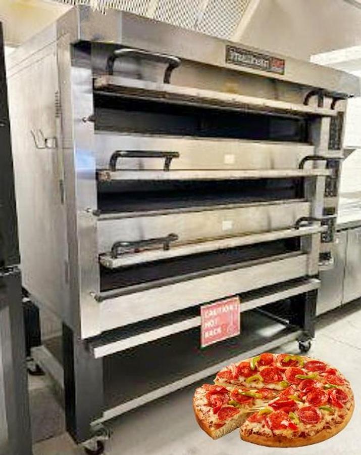 Used PIZZA MASTER 933ED ELECTRIC 3-DECK PIZZA OVEN