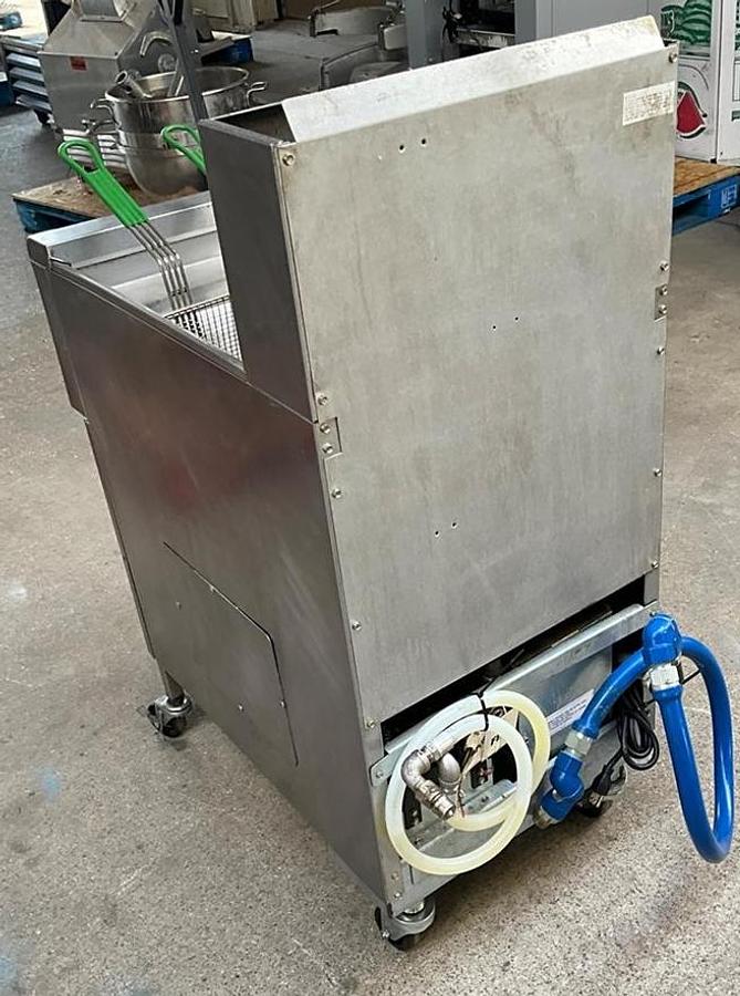 Used Frymaster gas fryer with filtration systems