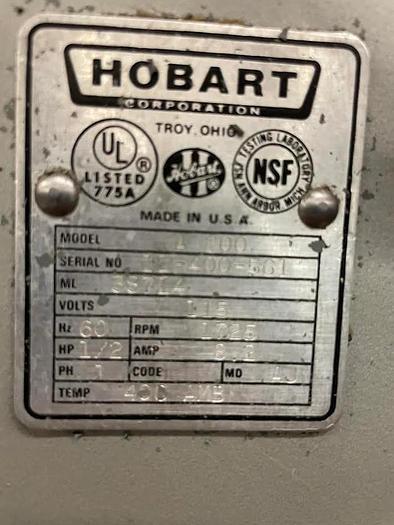 Refurbished 20 QT Planetary Mixer | Hobart | Model # A-200