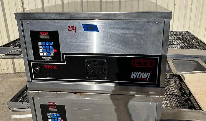 Refurbished 2018 CTX conveyor oven - Double stacked