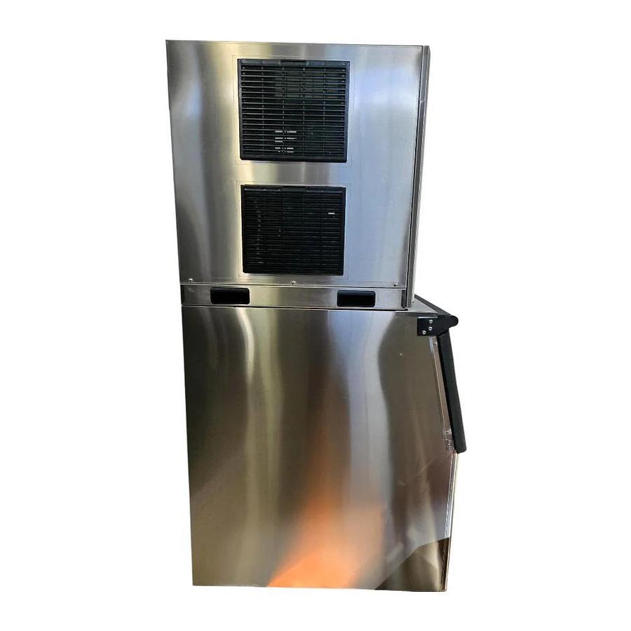 Used Vevor XH500TA Ice Maker with ZNXHZBJCBGDB160B1V0 Ice Storage Bin -WARRANTY