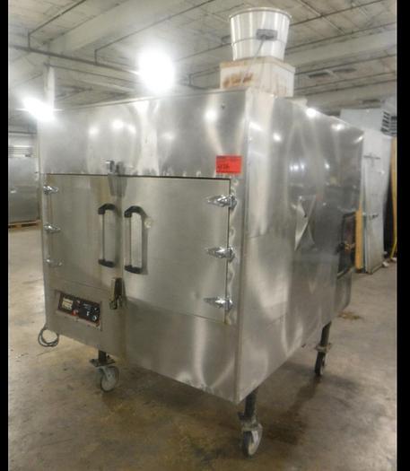 Refurbished SOUTHERN PRIDE 52.5" X 75" GAS LP WOOD BURNING BBQ PIT SMOKER