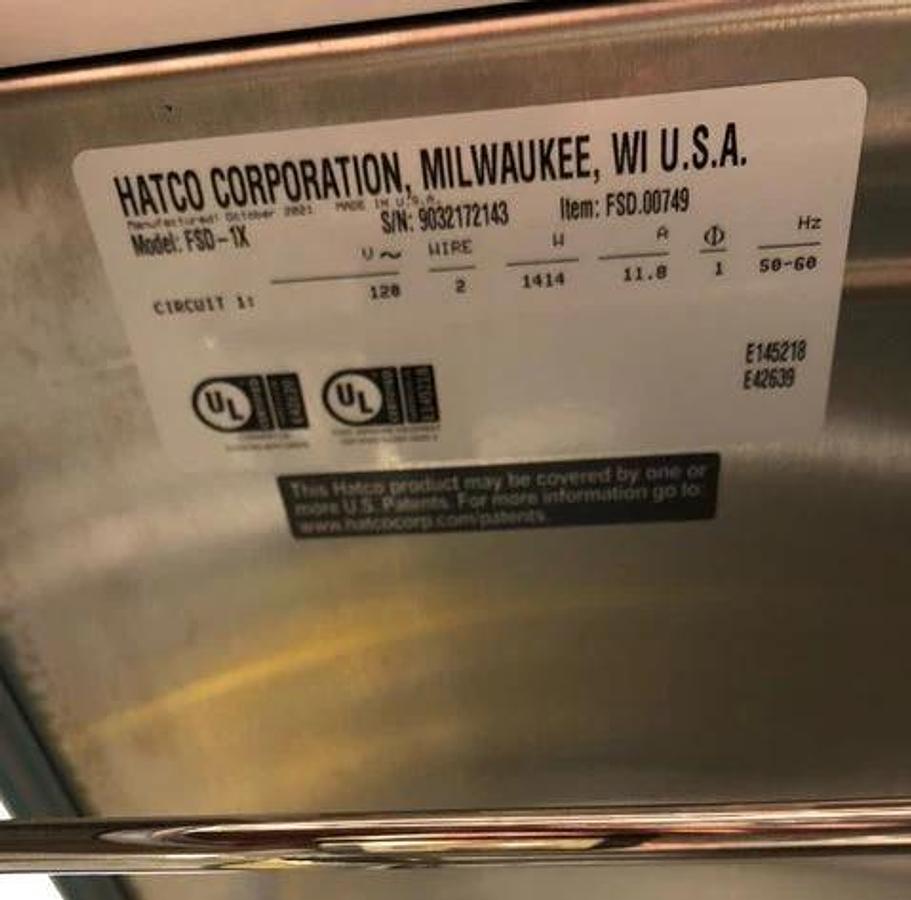 Used Hatco FSD-1X Flav-R-Savor Holding and Display Cabinet