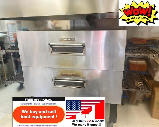 Refurbished Blodgett Double Stacked Gas Conveyor Pizza Ovens