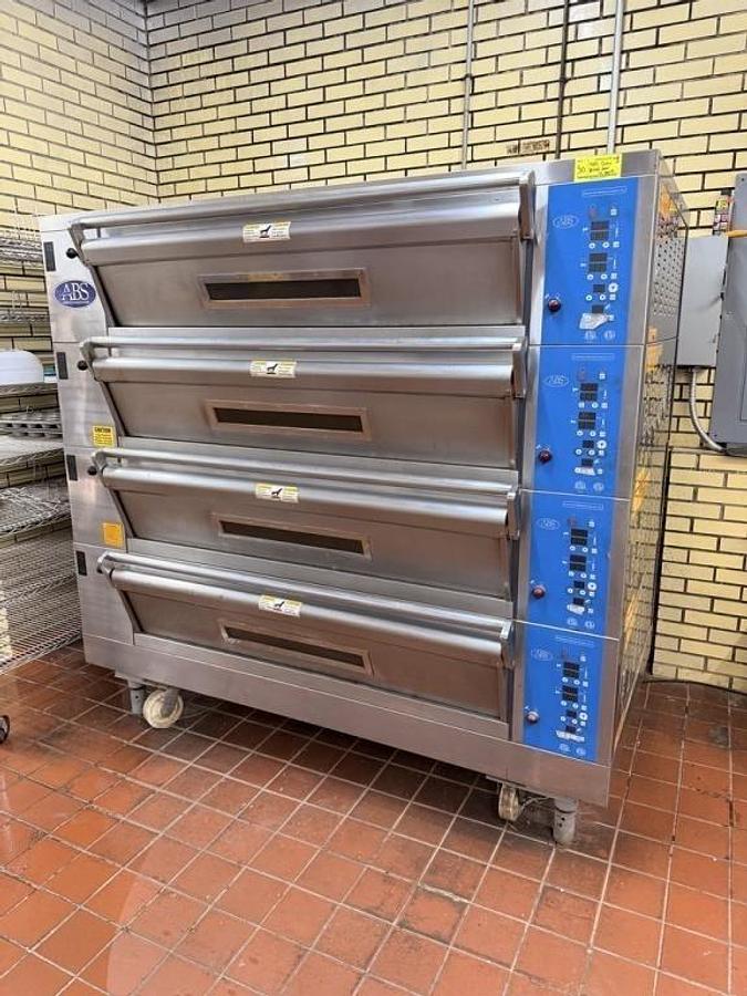 Used AMERICAN BAKING SYSTEMS 4 DECK BREAD OVEN - LIKE NEW 