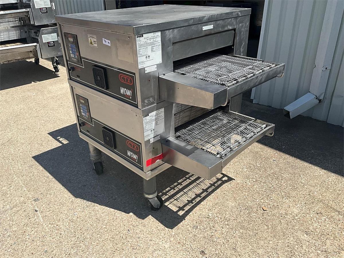 Used 2021 CTX conveyor oven double stack with stand