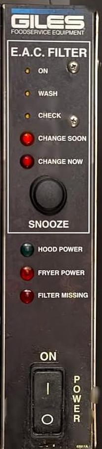 Used Giles FSH-2A-99 Ventless Hood