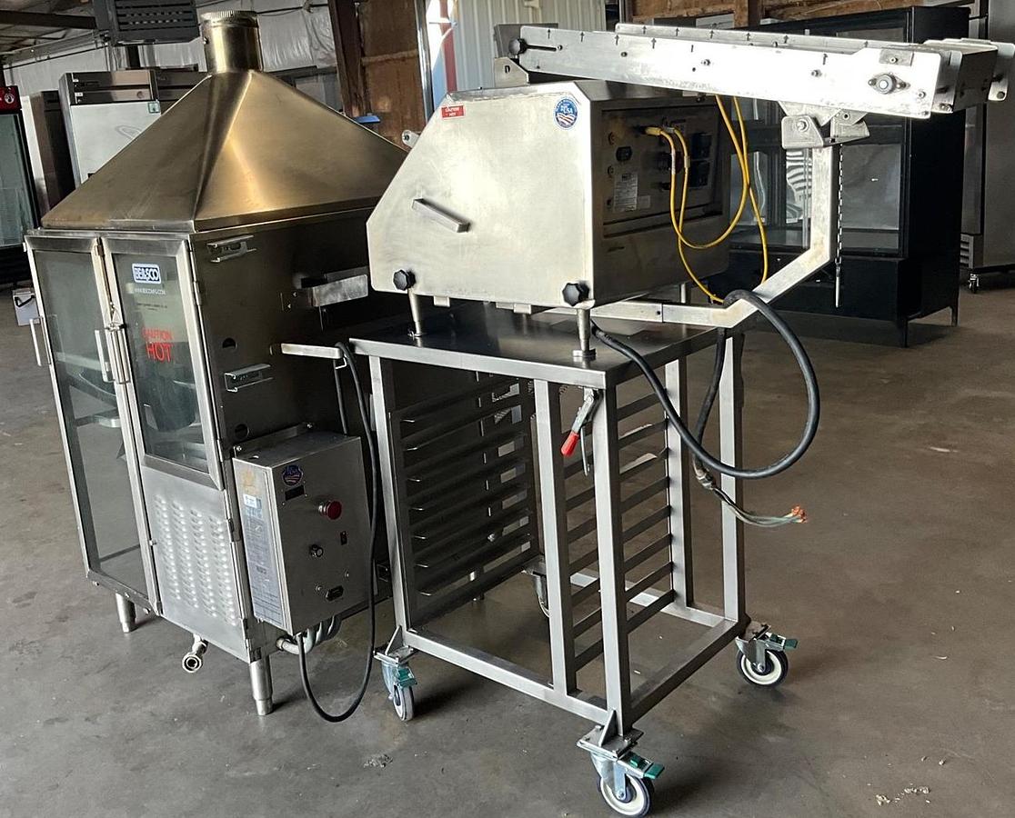 Used Be&sco Beta Max gas tortilla press and oven