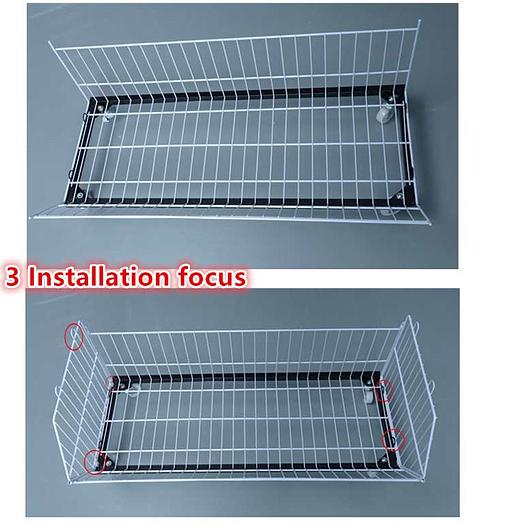 5 layer Grid Shelf Shelves Retail Display 20*19*55