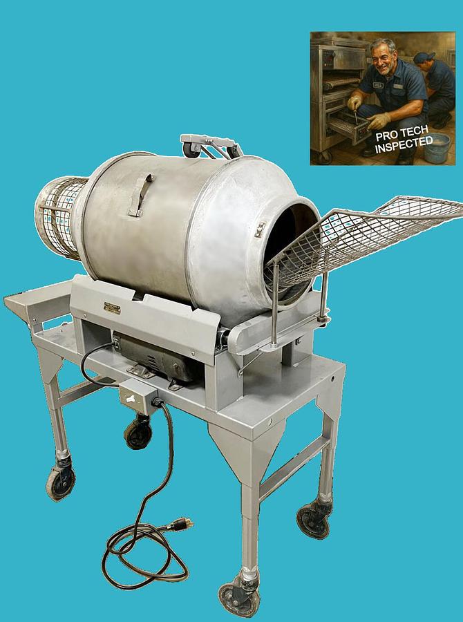 Used Otto Braun Donut / Cookie Sugar Tumbler with Infeed Chute - Model SMJR