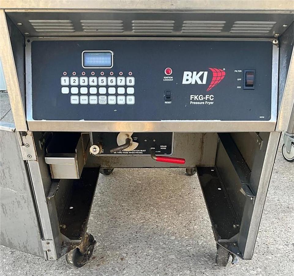 Used  BKI gas pressure fryers - 8 available