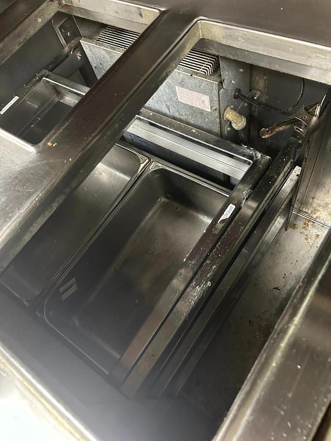 Used Hot Food Table with 3 Holding Cabinet Drawers