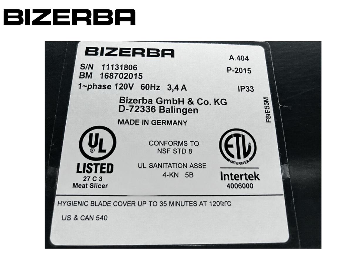 Used Bizerba A404 Gen 3 Fully Automatic Slicer Stacker