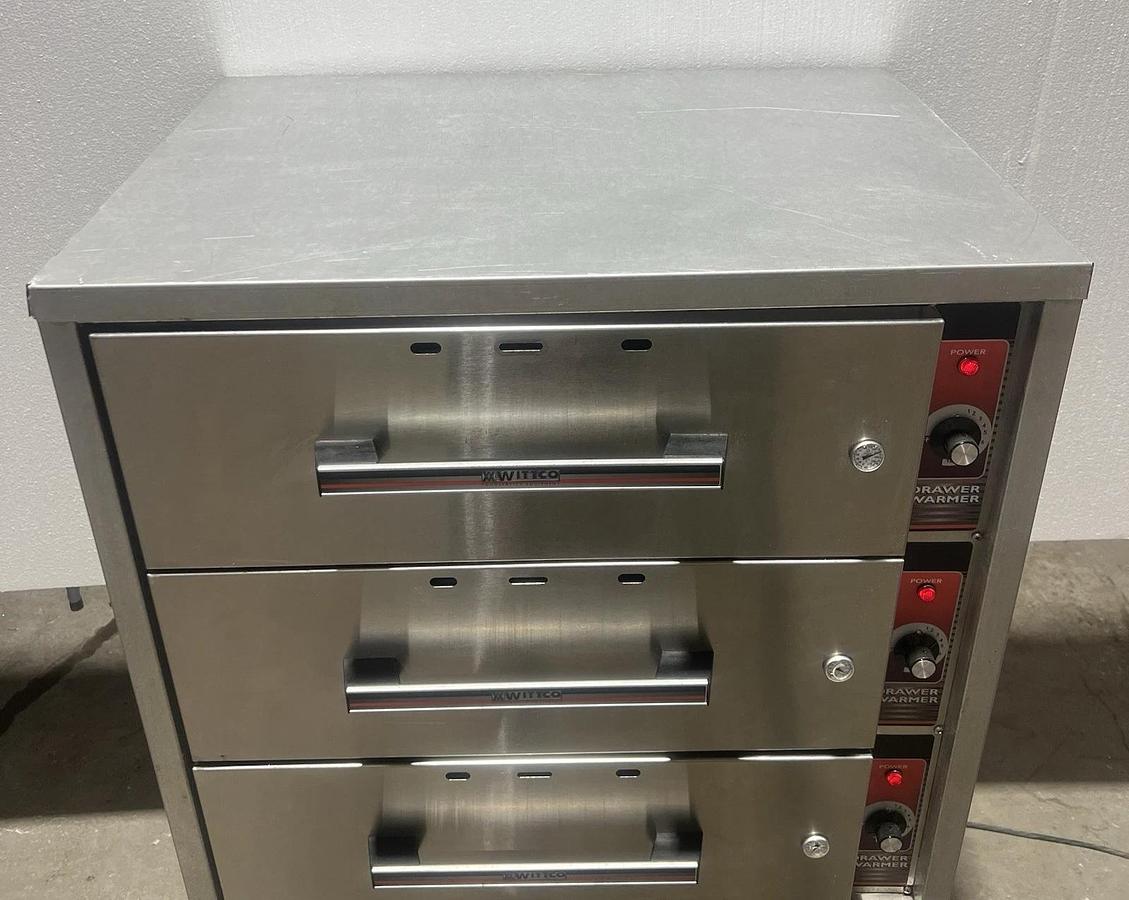 Used Wittco 3 Drawer Commercial Food Warmer – Stainless Steel – Tested New Thermosts