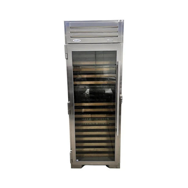 Used True TC-30DZW-L-SG-C 150-Bottle Dual Zone Refrigerated Wine Merchandiser