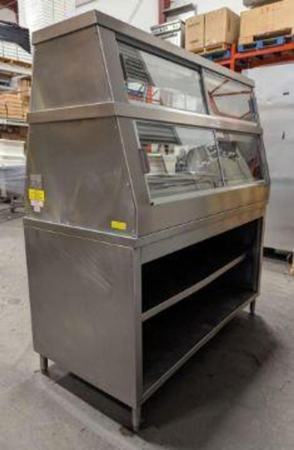 Used NEW HENNY PENNY CW-216 60" 2-TIER DISPLAY WARMER WITH CABINET