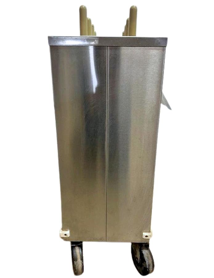 Used Tableware Model: 2CP-MC-7 - 7" Plate Dual Holder Dispenser Carrier Cart on Castors