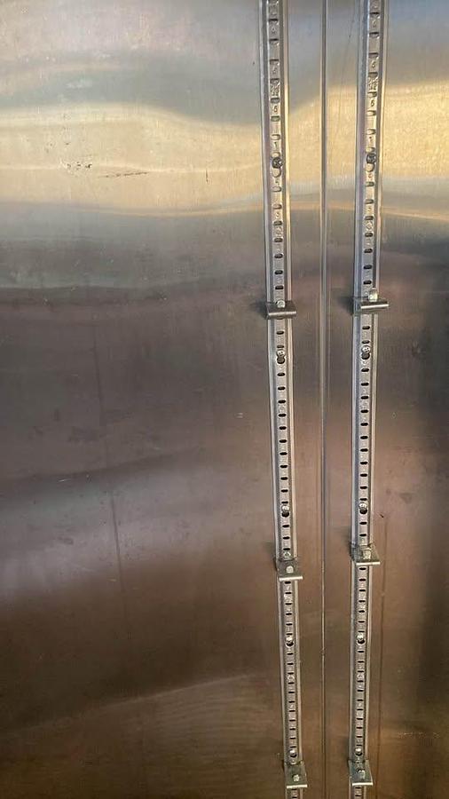 Used Beverage Air 2 door upright refrigerator - SEE VIDEAL