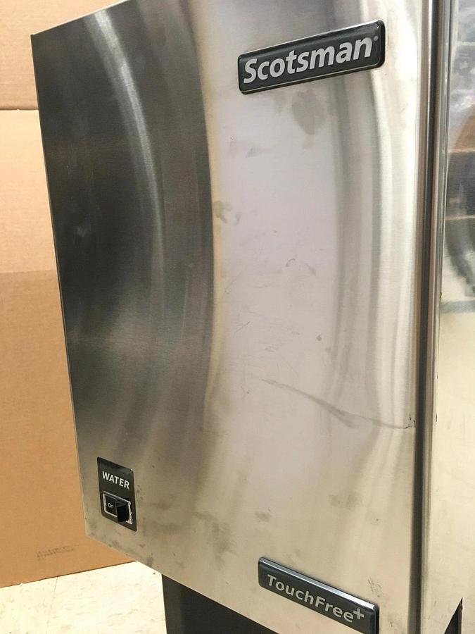Used Scotsman MDT4F12A-1H TouchFree Ice & Water Dispenser PSi 124 Low 235 High