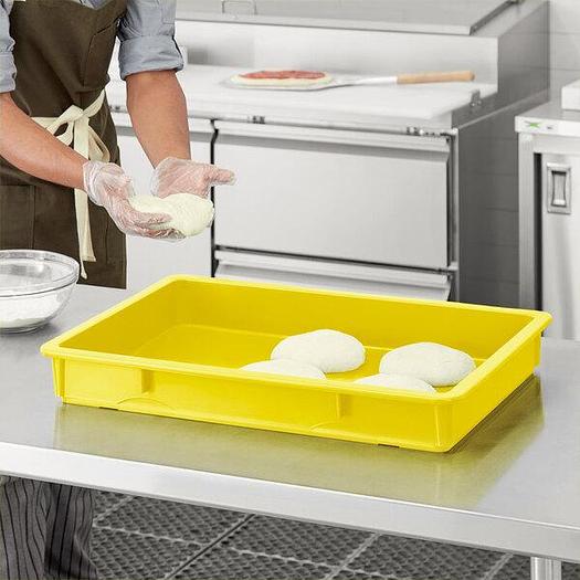 Baker's Mark 18" x 26" White Heavy-Duty Polypropylene Dough Proofing Box Lid