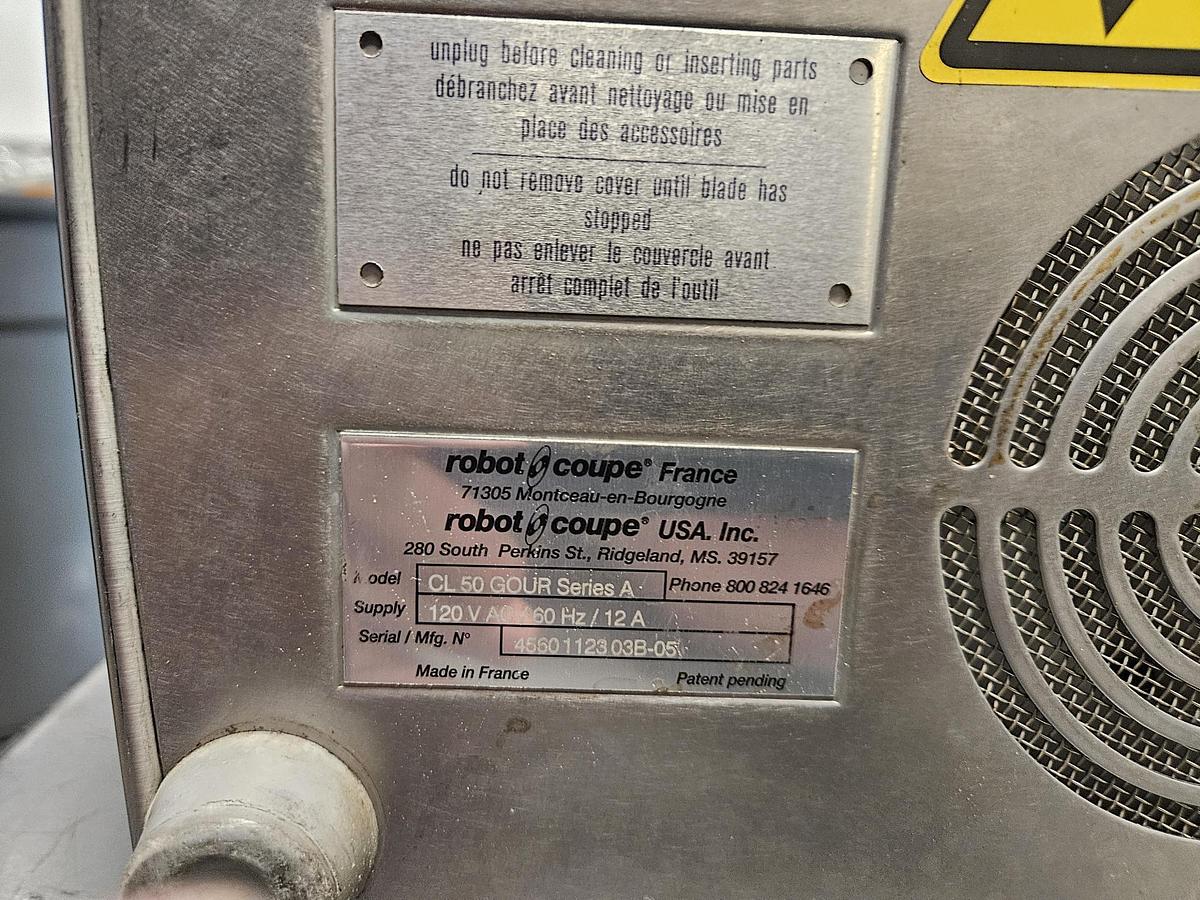 Used Robot Coupe CL50 - Food Processor- WARRANTY