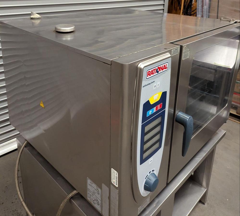 Used Rational SCC62 Selfcooking Center Electric Combi Oven W/UG2 Stand