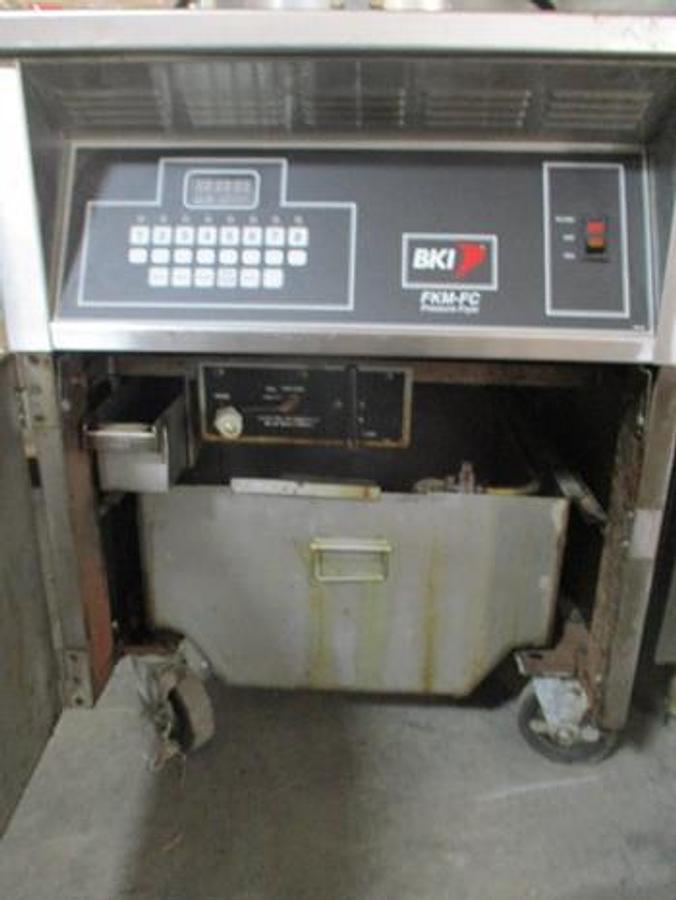 Used BKI Pressure Fryer Electric