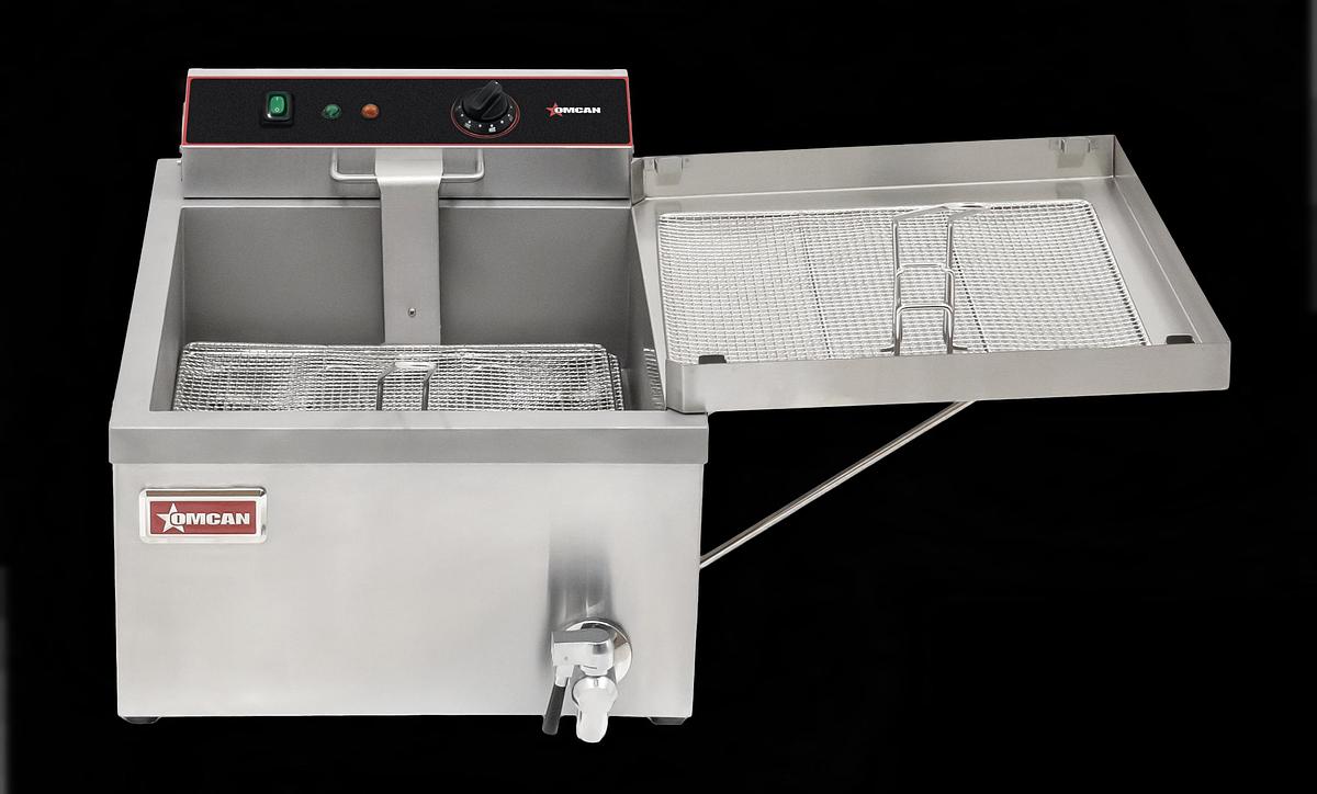 Used 25 lb (3 Gal) Oil Capacity Countertop Donut/ Funnel Cake Electric Fryer – 120V, 1Ph, 1700W