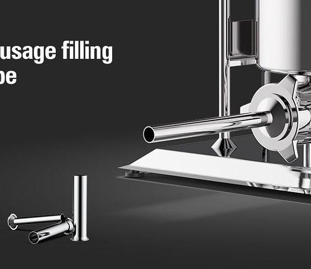 33 lbs/ 15kg Stainless Steel Vertical Manual Sausage Stuffer