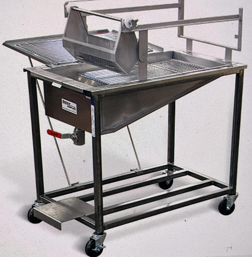 Used New 2025 Belshaw HG18EZ donut glazer 17x25 EZ Lift Applicator on casters - Brand new clearance item