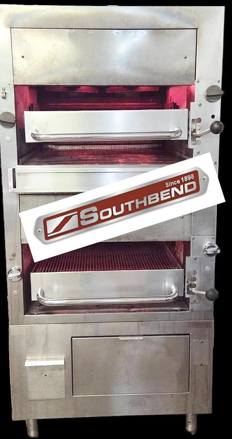 Used Southbend 234R Natural Gas Double Deck Upright Radiant Broiler - SEE VIDEO