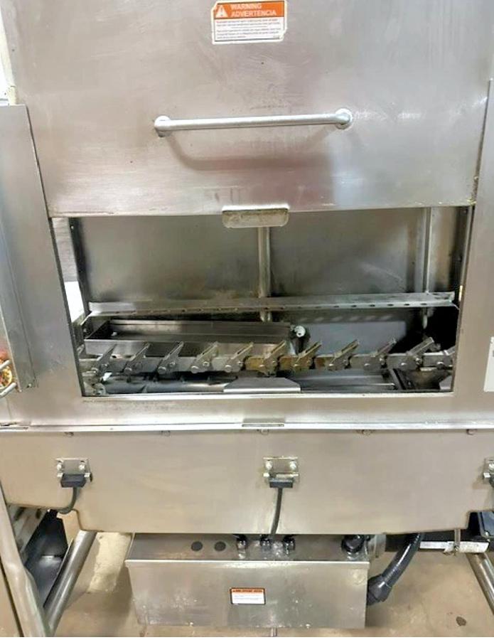 Used American Dish Service Model: ADC-44 High R-L Dishwasher with Ecolab Rinse Agent System and Hood Unit