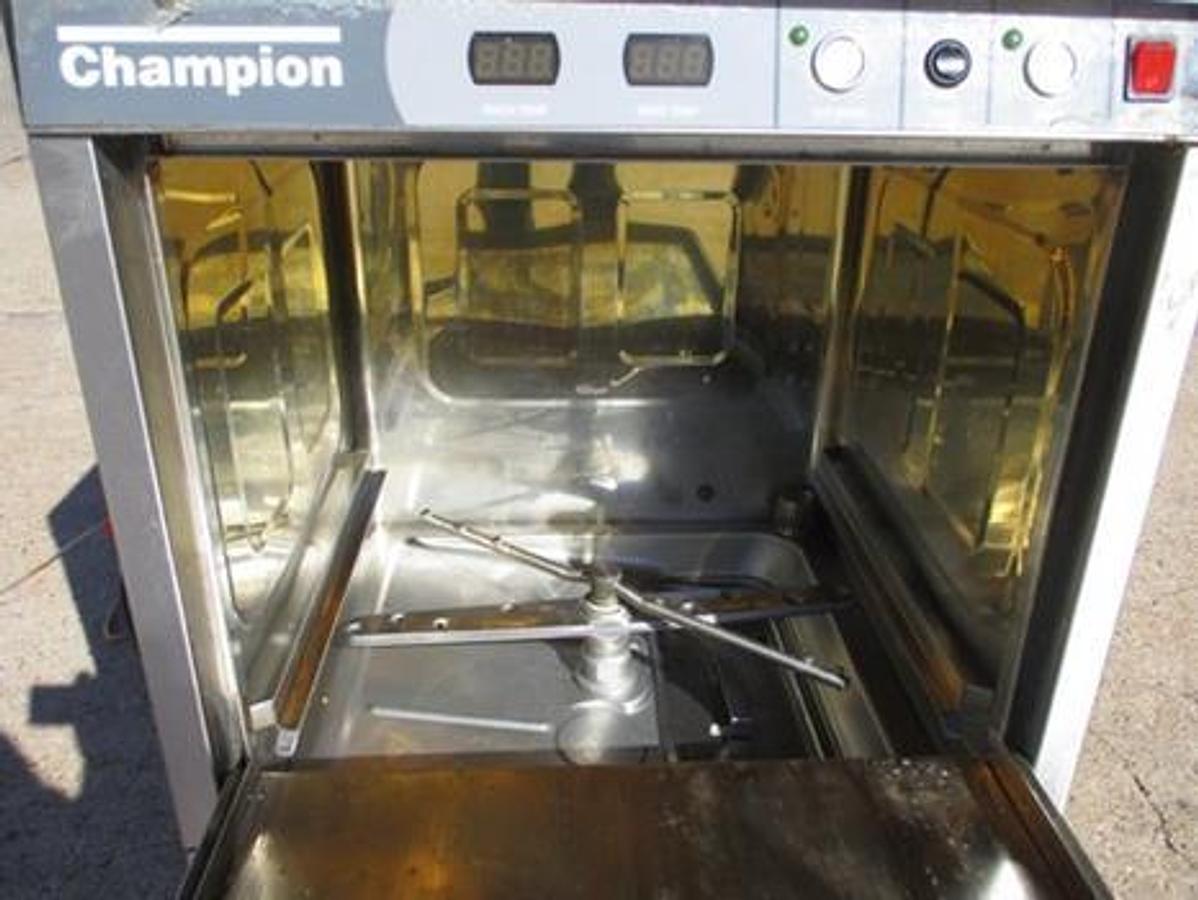 Used Champion high temp undercounter dishwasher