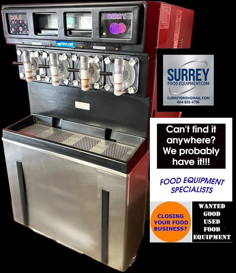 Used Taylor 349-27 4 Flavor Slushie machine