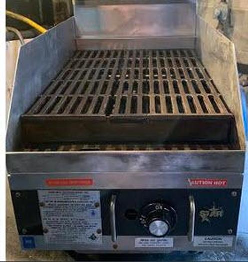 Used Starmax 15" radiant Char Broiler